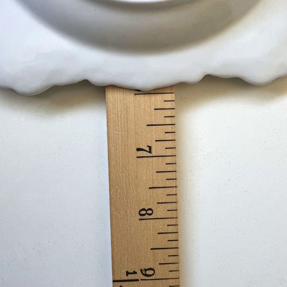 Godinger Porcelain Rose Floral Square Decorative Plate Trinket Dish 6" - Picture 7 of 8